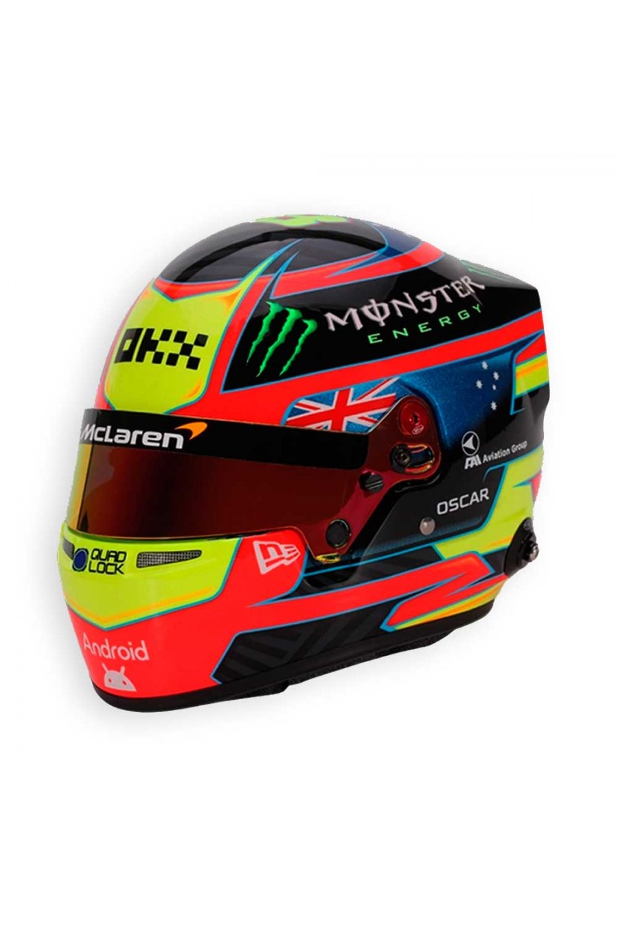 Mini Capacete 1:2 Oscar Piastri 'McLaren 2025'