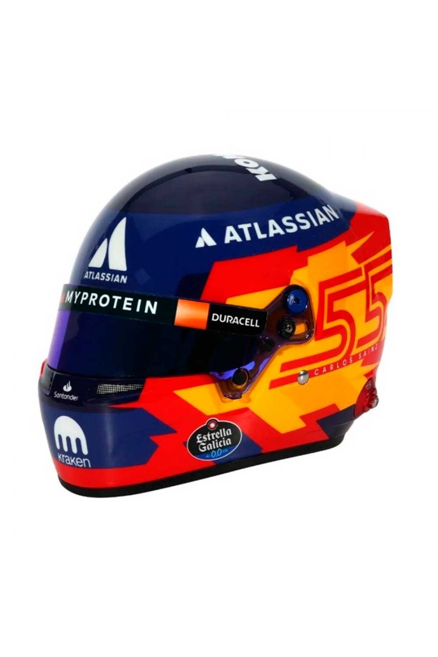 Mini Capacete 1:2 Carlos Sainz 'Williamsf1 2025'