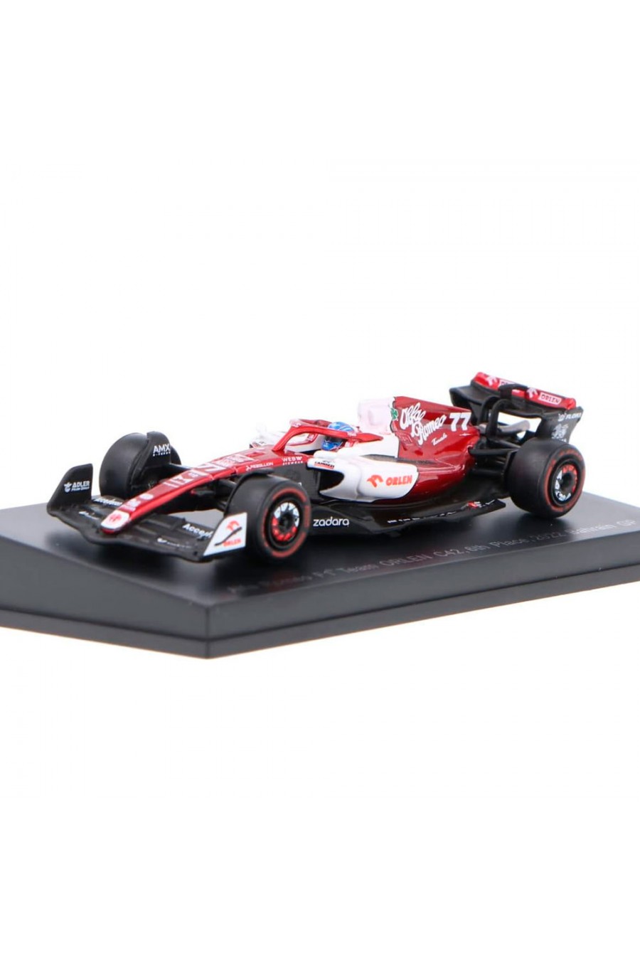 Miniatura 1:64 Auto Alfa Romeo F1 C42 2022 'Valtteri Bottas'