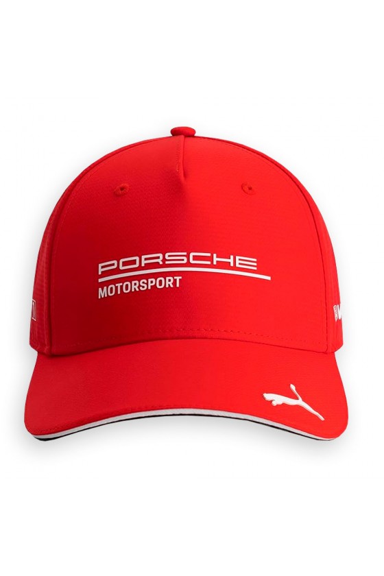 Rote Porsche-Teamkappe