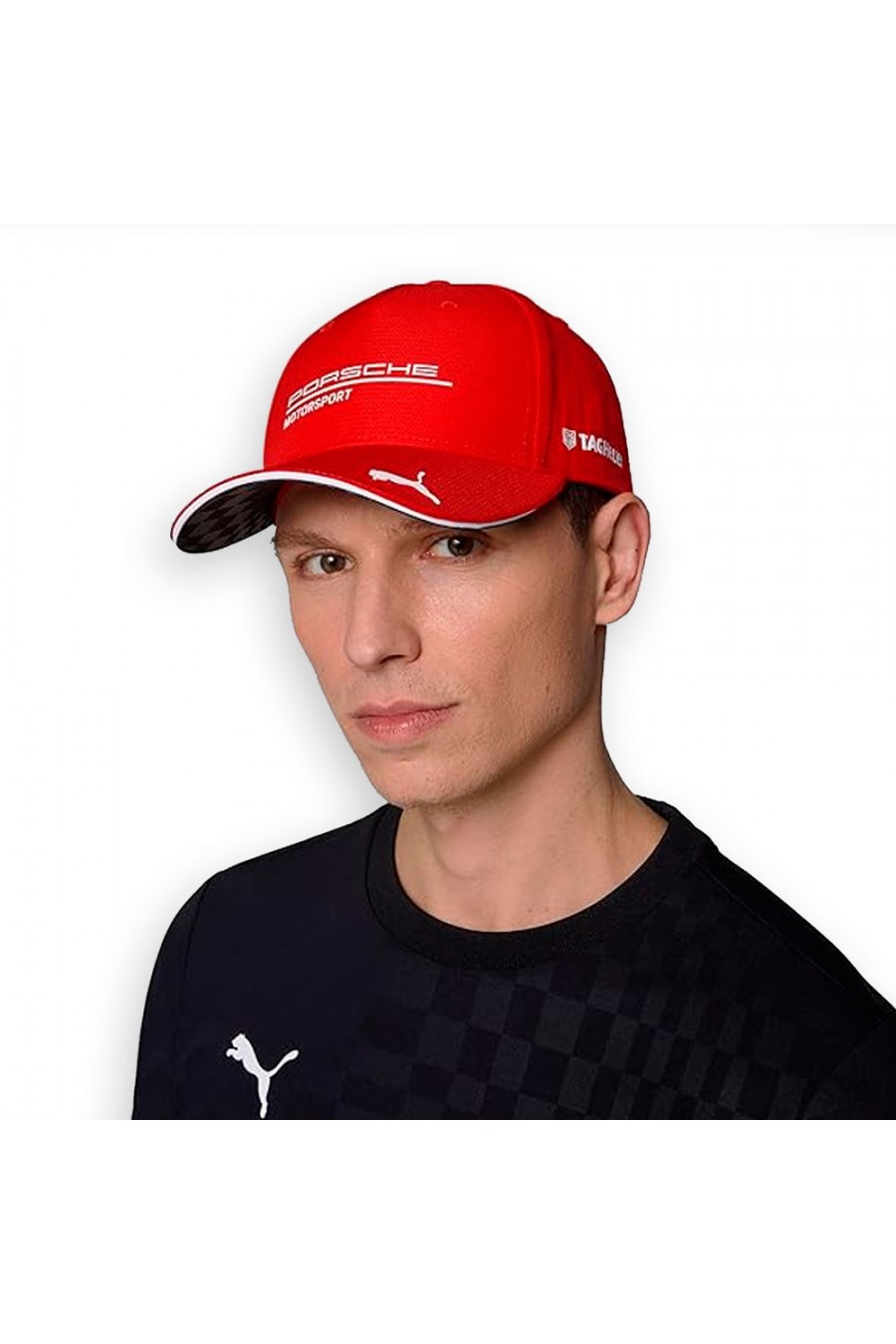 Rote Porsche-Teamkappe