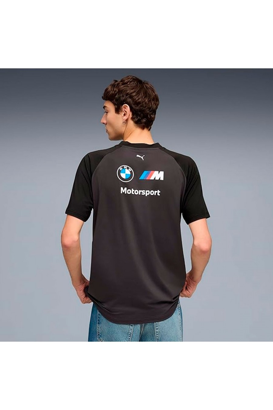 Camiseta preta BMW Motorsport Pumatech 2026