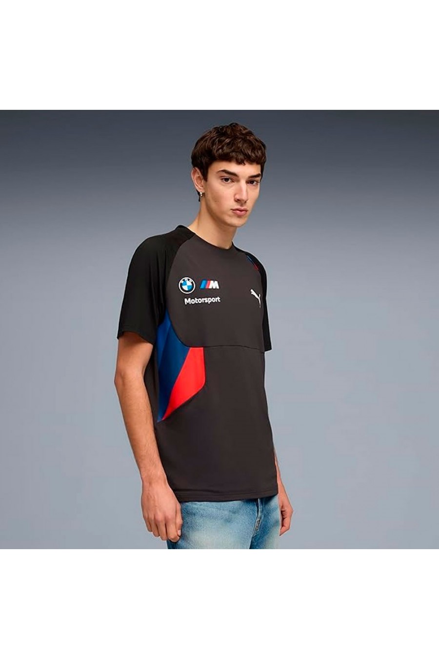 Camiseta preta BMW Motorsport Pumatech 2026