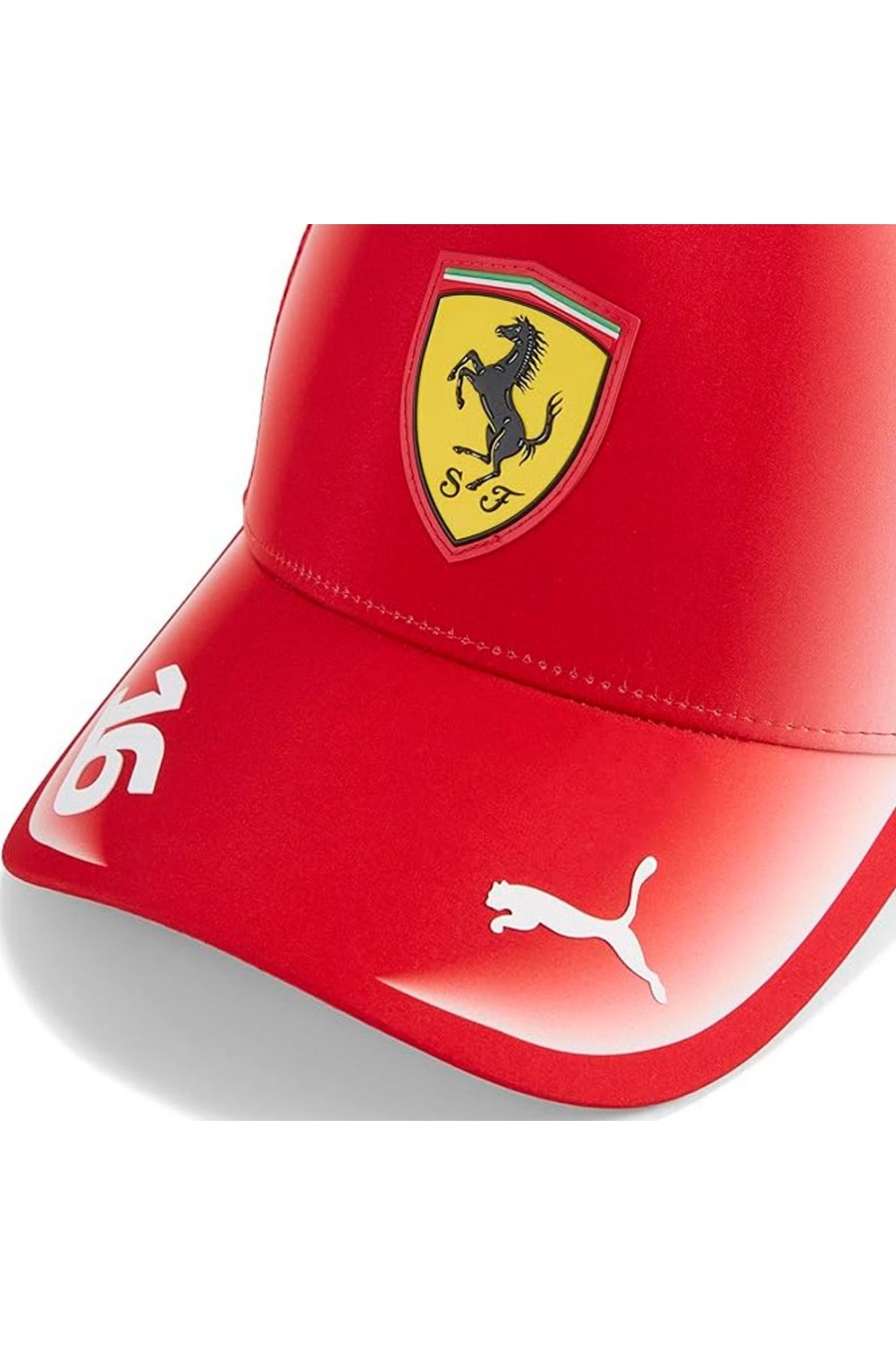 Casquette Charles Leclerc rouge Ferrari F1 2026