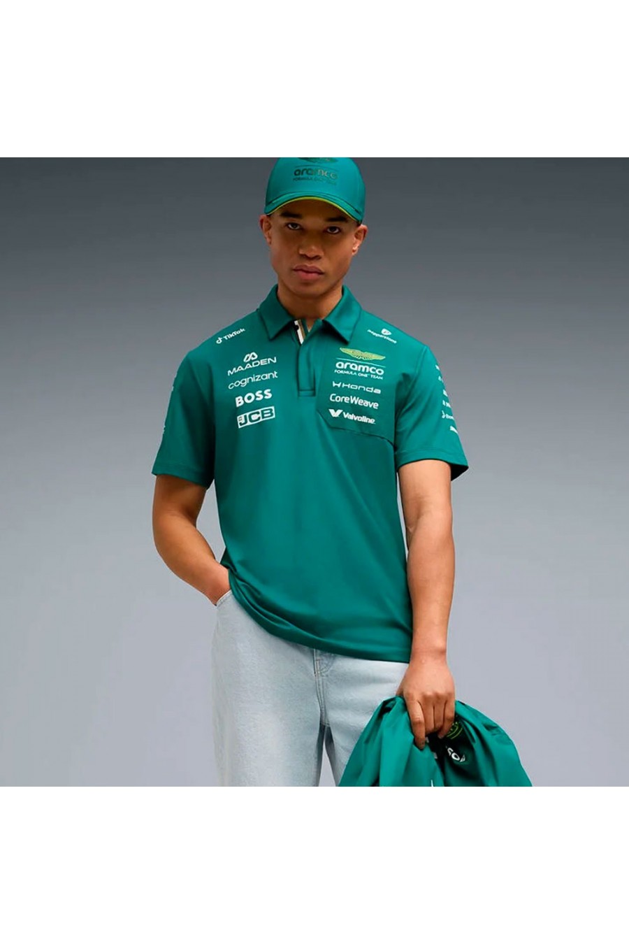 Officiële Aston Martin Aramco F1 Team 2026 Polo