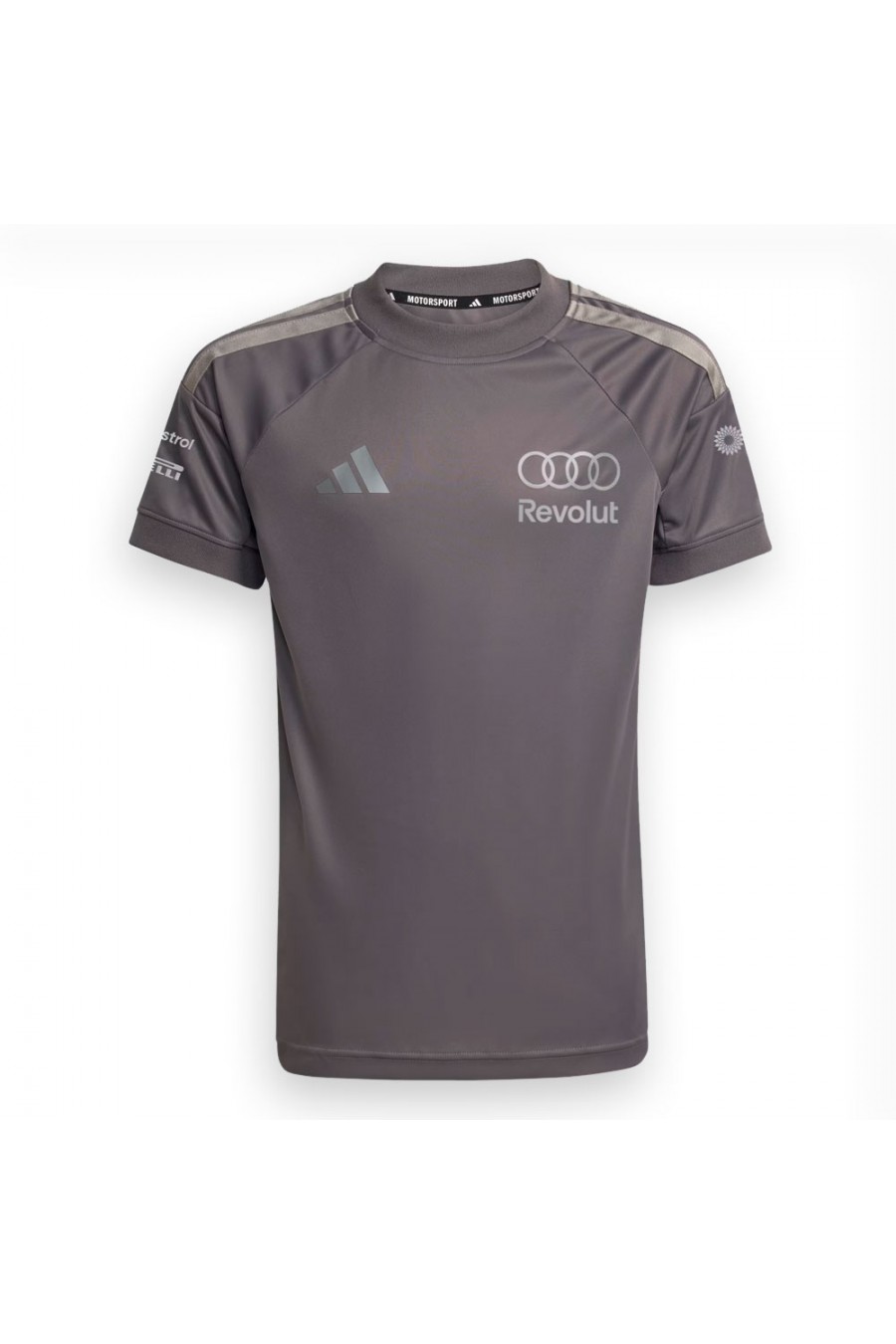 Maglia ufficiale Audi F1 Team 2026 – Grigio ardesia con loghi