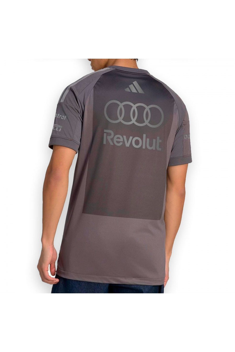 Maglia ufficiale Audi F1 Team 2026 – Grigio ardesia con loghi