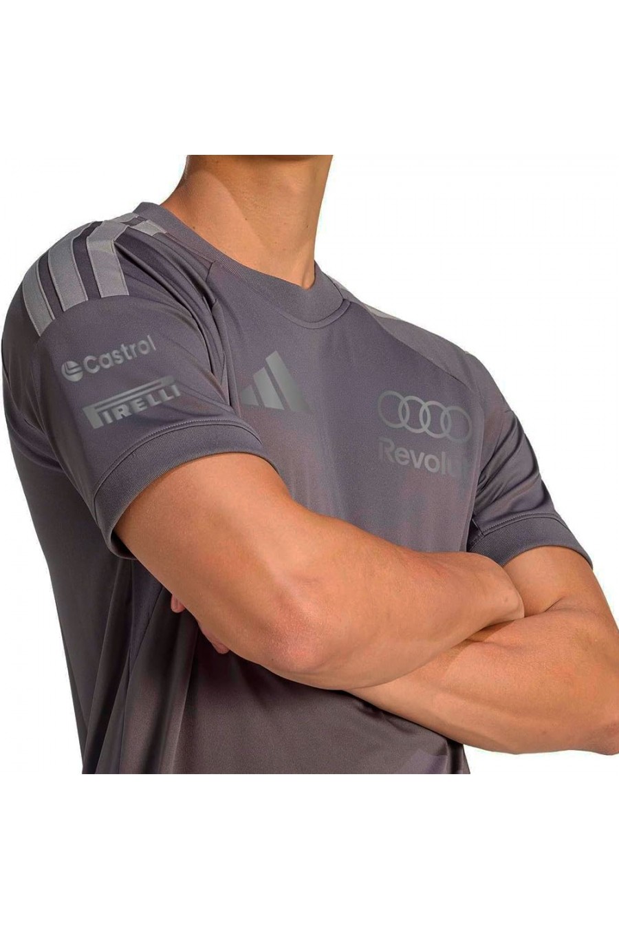 Camisa oficial da Audi F1 Team para 2026 – Cinza Ardósia com