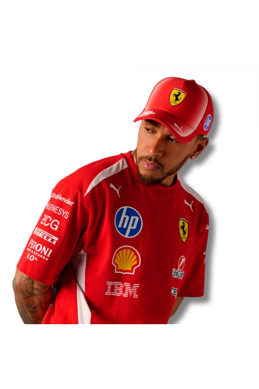 Maglietta ufficiale Scuderia Ferrari F1 2026 - Piloti (Hamilton)