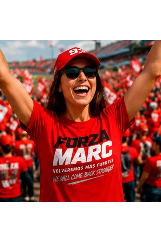 Maglia Marquez FORZA MARC – Torneremo più forti