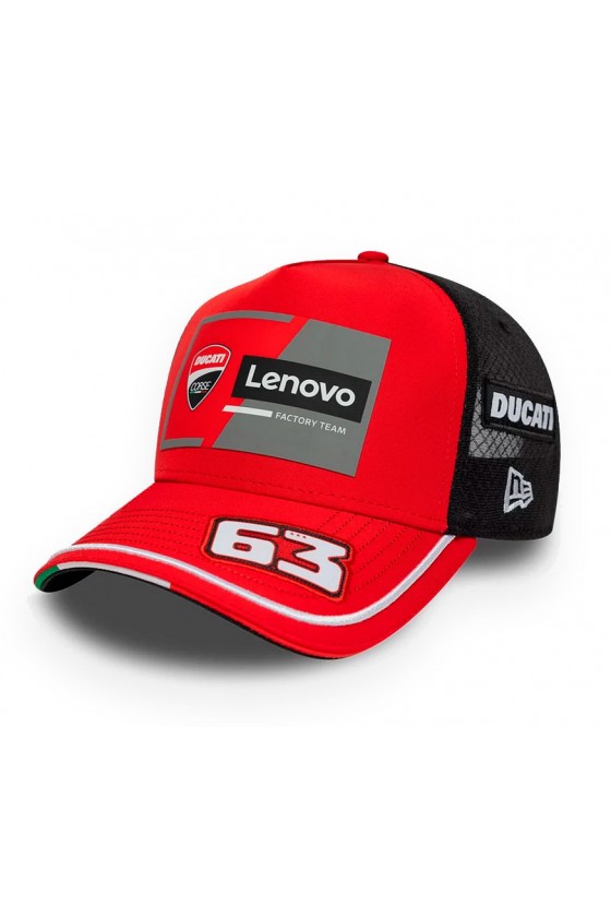 Casquette Officielle Pecco Bagnaia 63 Ducati Corse 2026