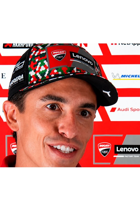 Boné Oficial Marc Márquez 93 Ducati Corse – Mugello 2026 Edição