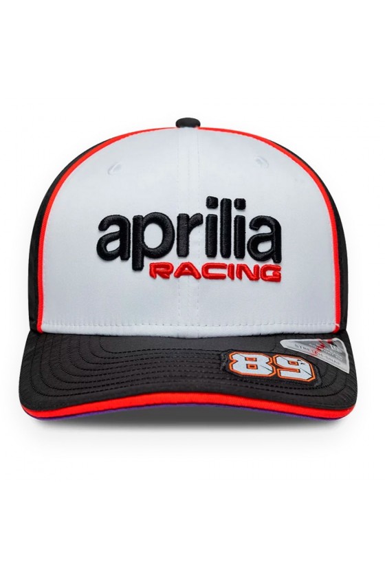Aprilia Racing 2026 Cap - Jorge Martín 89 "9Seventy" Wit