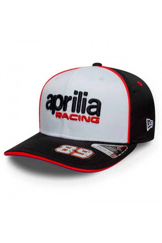 Gorra Aprilia Racing 2026 - Jorge Martín 89 "9Seventy" Blanca