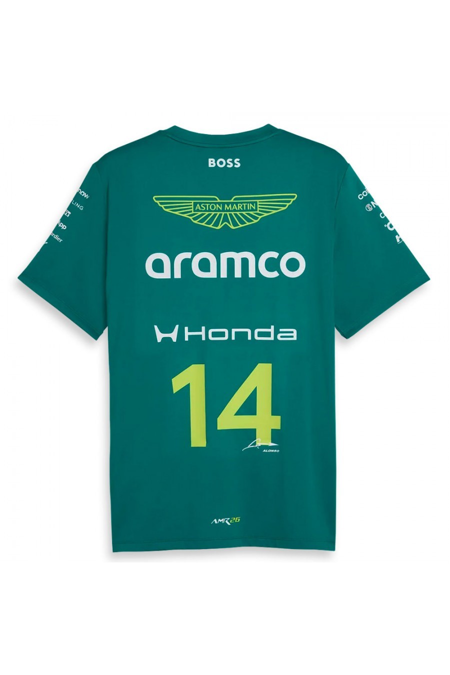 T-shirt enfant officiel Fernando Alonso Aston Martin F1 2026