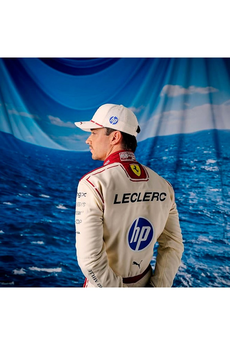 Ferrari 2026 Charles Leclerc 16 White Cap – Limited Edition