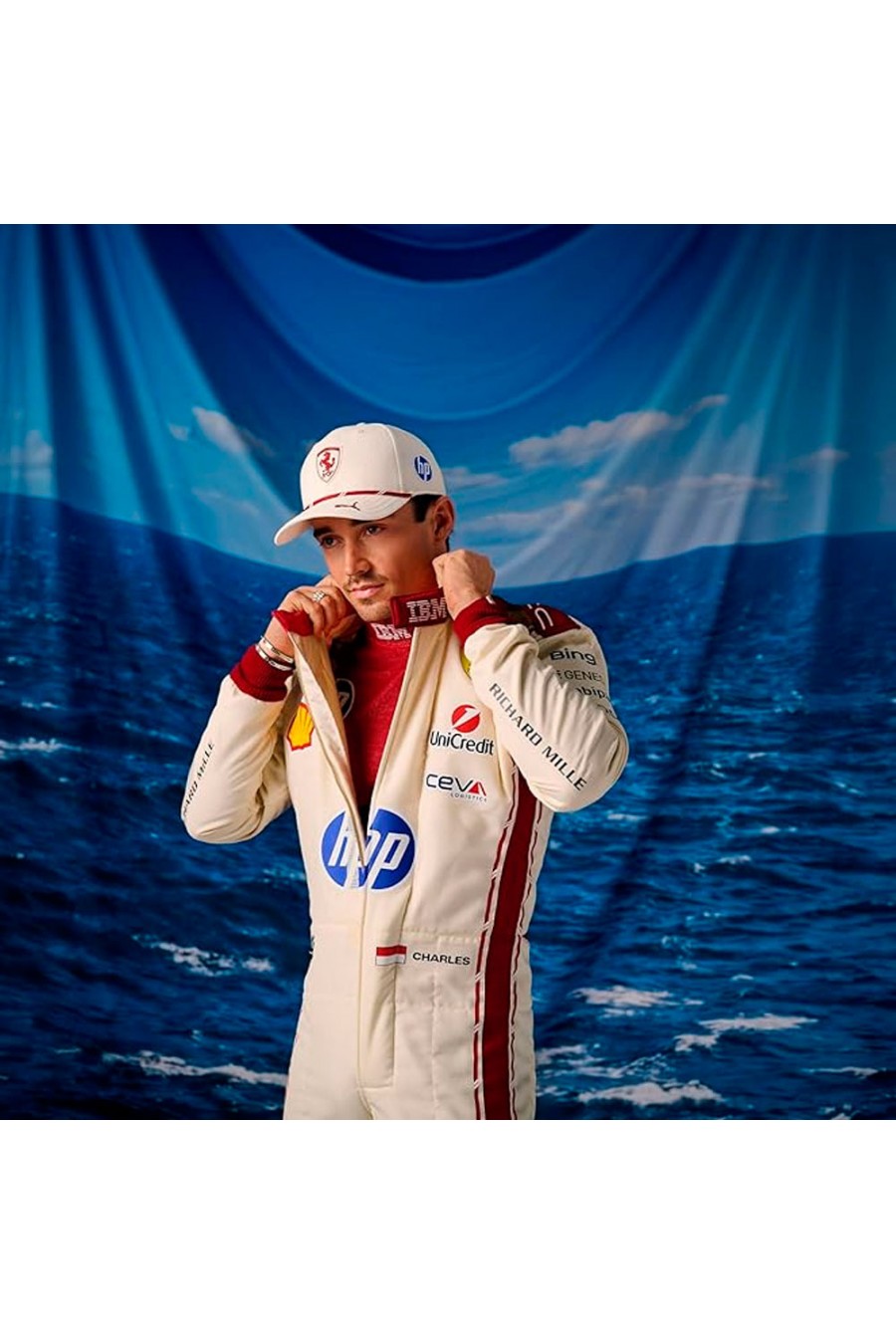 Ferrari 2026 Charles Leclerc 16 White Cap – Limited Edition