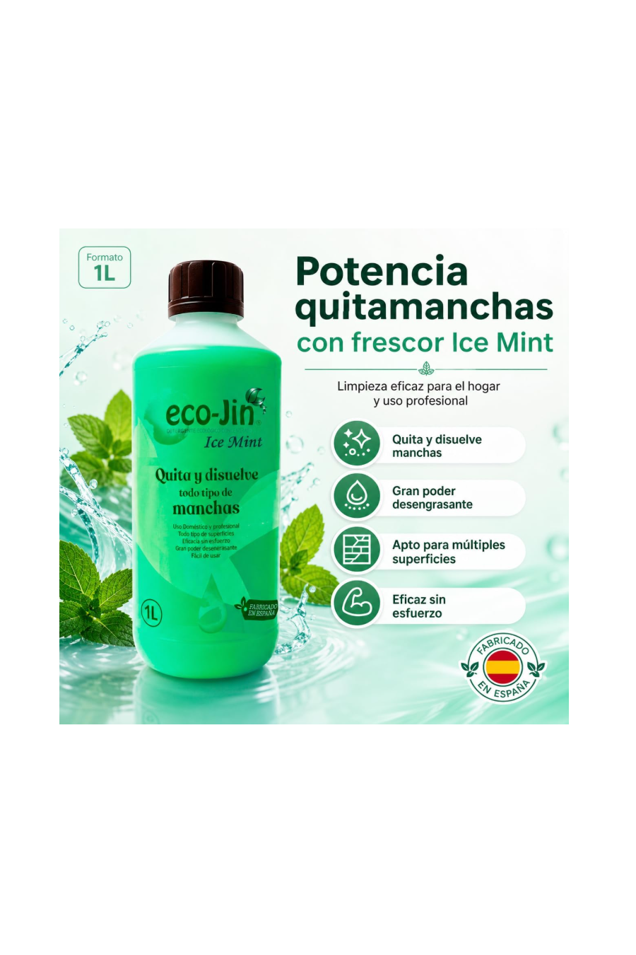 copy of 3 x Eco-Jin Spa 1L | Detergente domestico ecologico